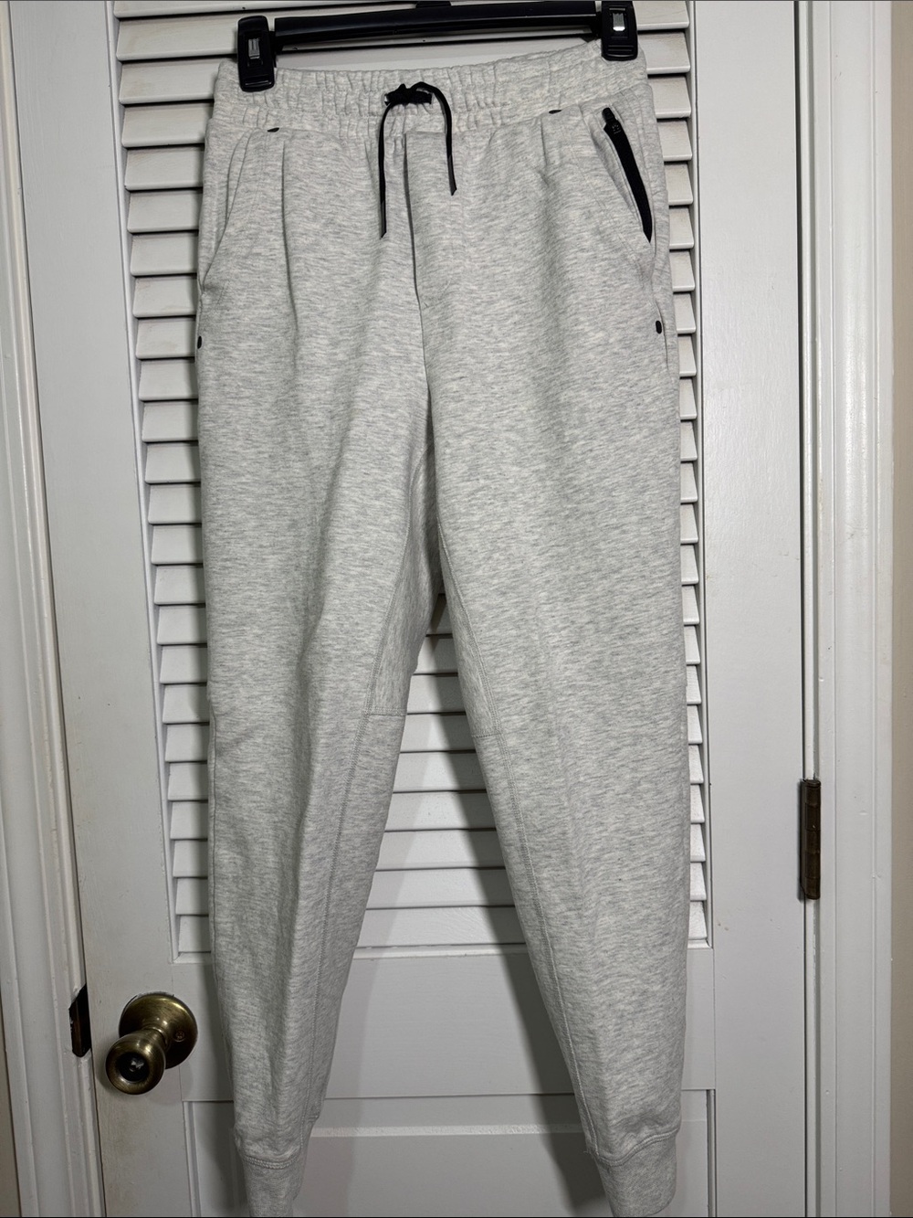 GAP Red & Heather Gray Kids Joggers with Black Drawstrings